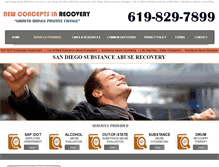 Tablet Screenshot of newconceptsinrecovery.com